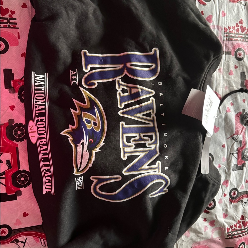 NFL Ravens Black Sweatshirt Hoodie